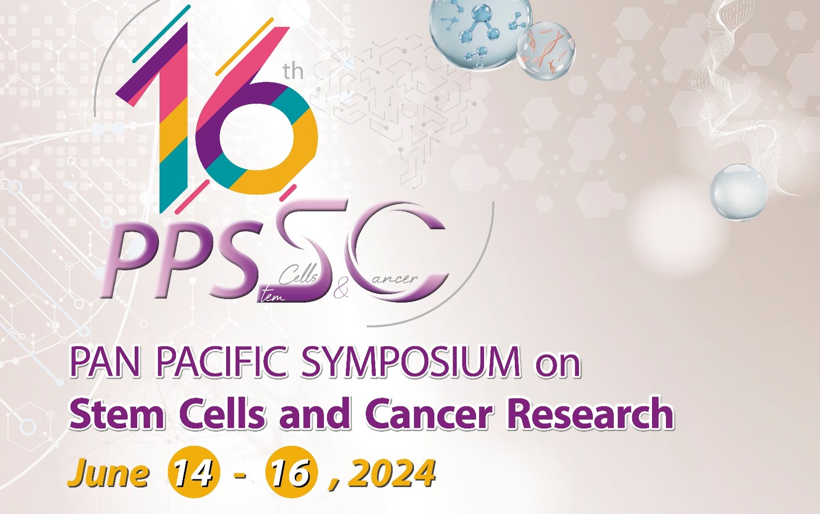 Featured image for “2024.06.15-06.16 花蓮慈濟醫院辦理『第十六屆泛太平洋幹細胞及癌症研究研討會』，竭請有興趣師生報名出席。”